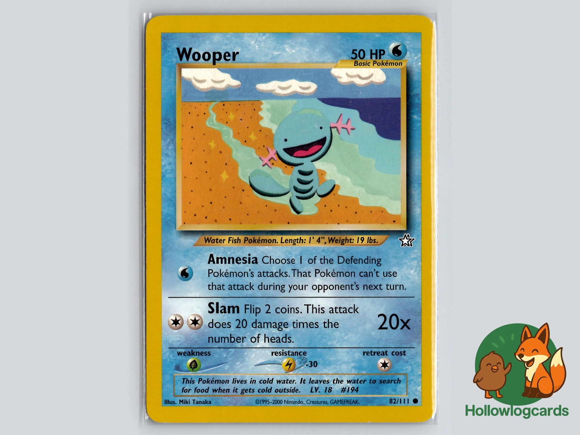 Image of Wooper Neo Genesis (N1) #82