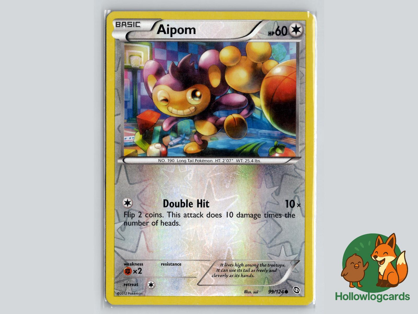 Aipom (99/124) - Dragons Exalted Pokémon Card
