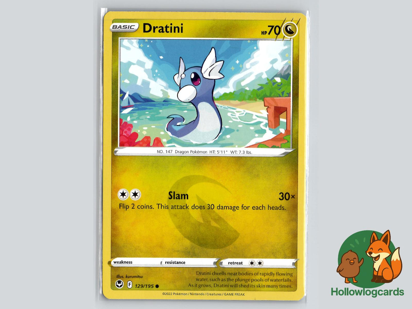 Dratini (129/195) - Silver Tempest Pokémon Card
