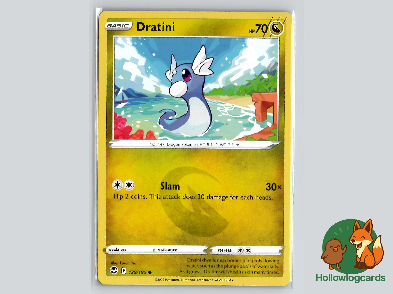 Dratini (129/195) - Silver Tempest Pokémon Card