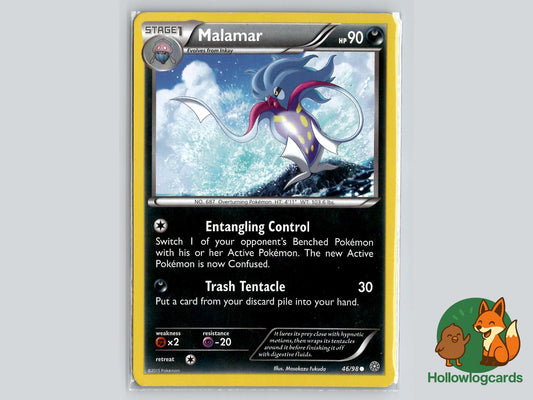 Malamar (46/98) - Ancient Origins Pokémon Card
