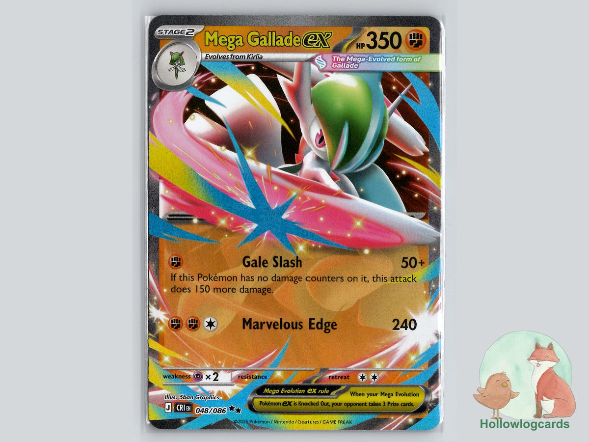 Mega Gallade ex (048/086) Pokémon Card