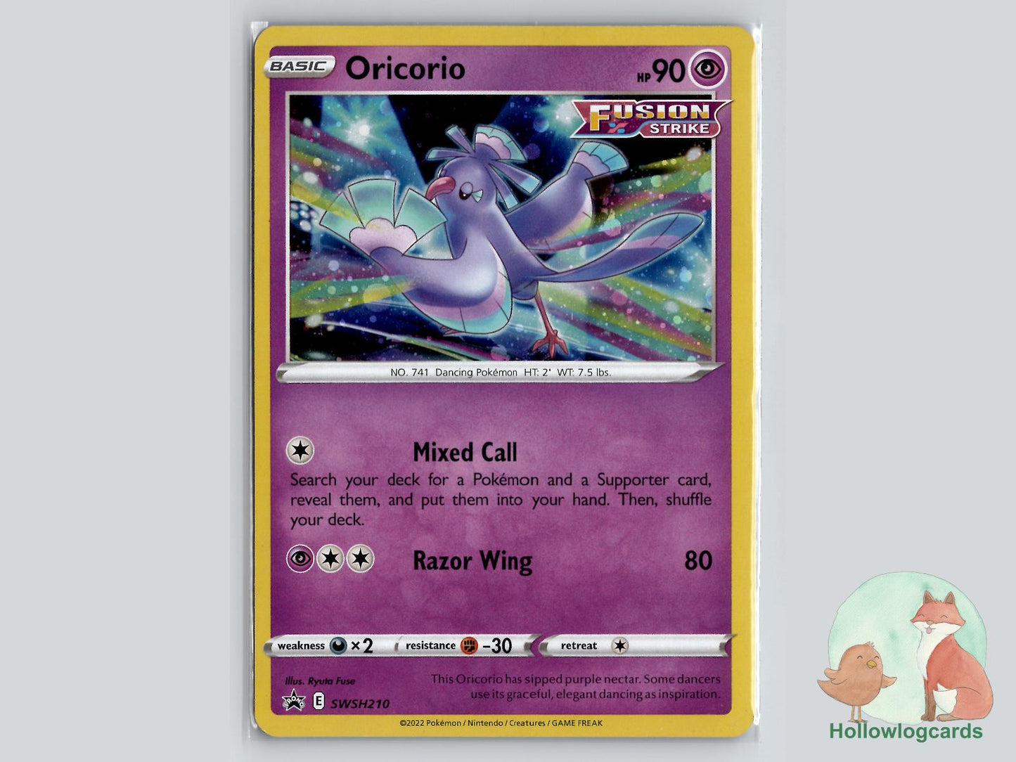 Oricorio (SWSH210) - Sword & Shield Pokémon Card