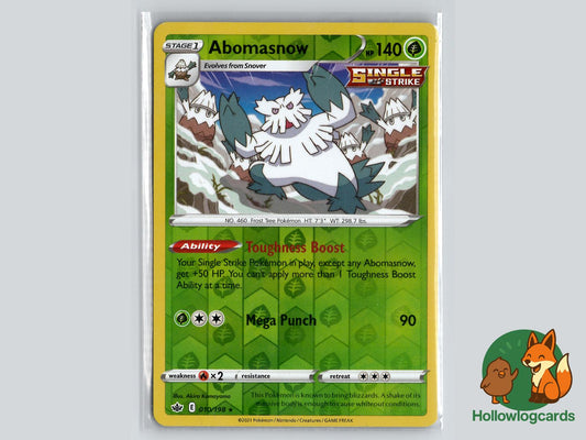 Abomasnow (010/198) - Chilling Reign Pokémon Card