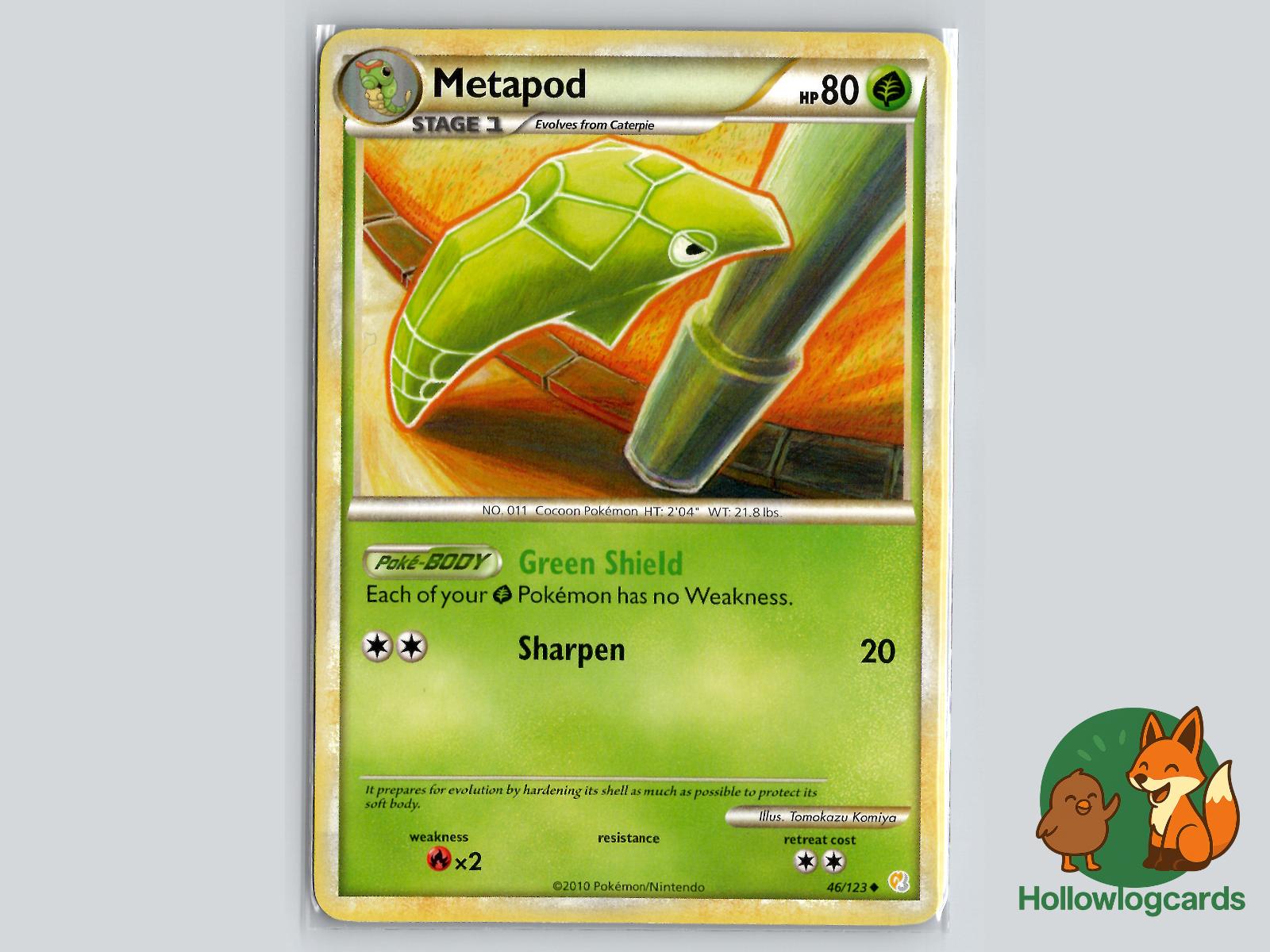 Metapod (46/123) - HeartGold & SoulSilver Pokémon Card