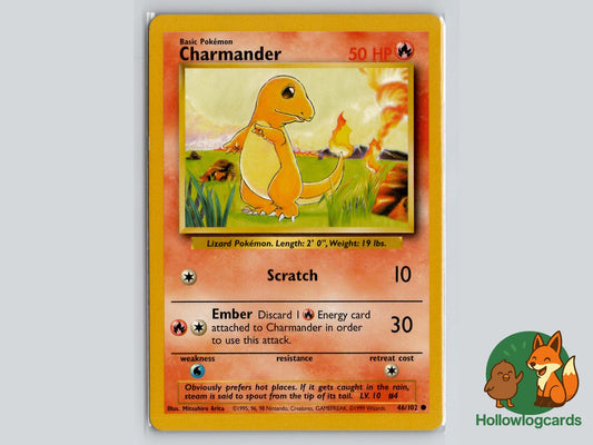 Charmander (46/102) - Base Pokémon Card