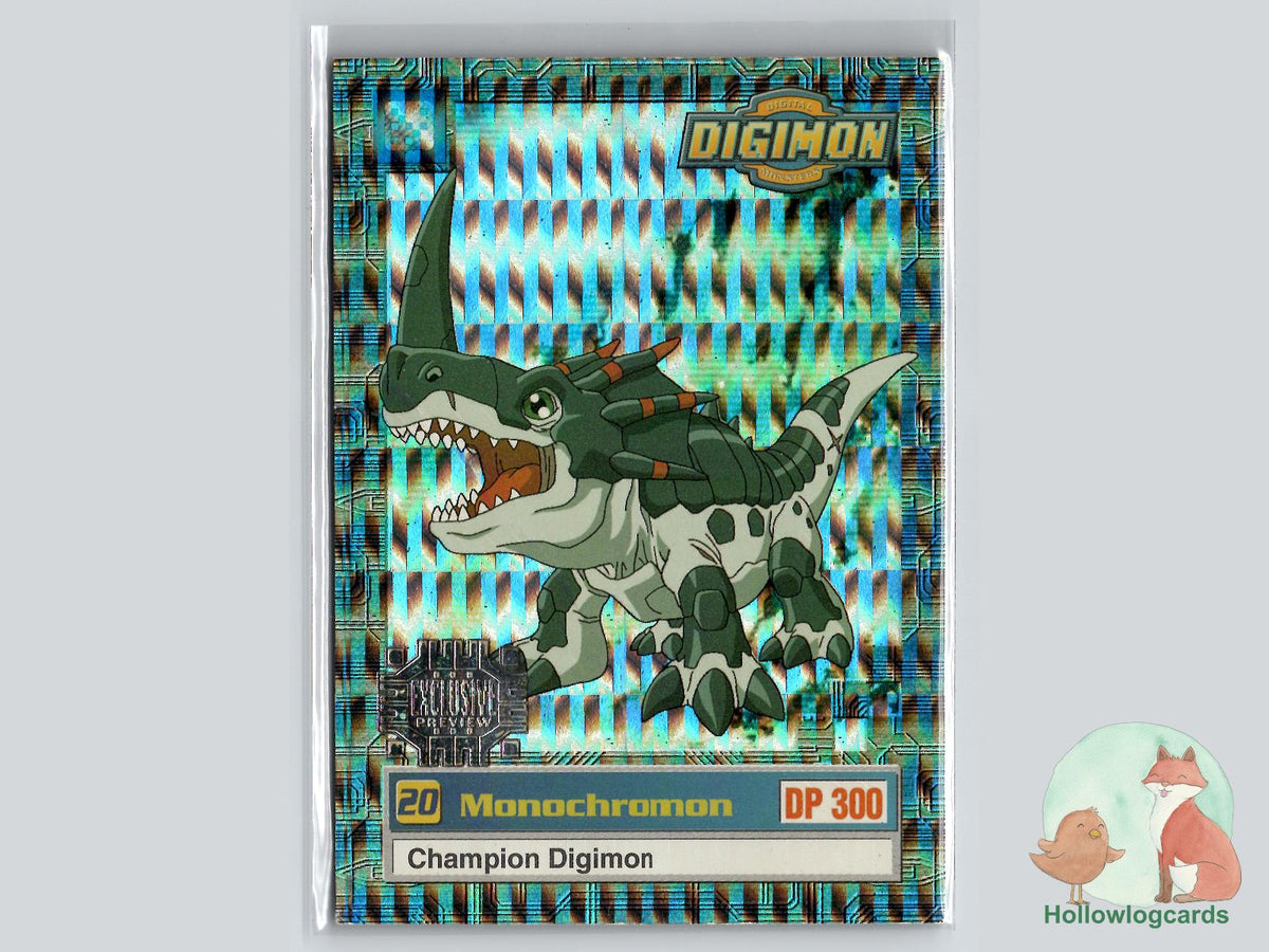 Monochromon (22/34) 1999 Upper Deck Digimon card
