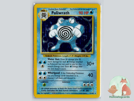 Poliwrath (13/102) - Base Pokémon Card