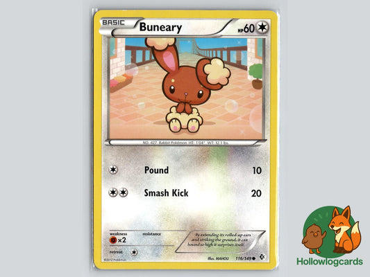Buneary (116/149) - Boundaries Crossed Pokémon Card