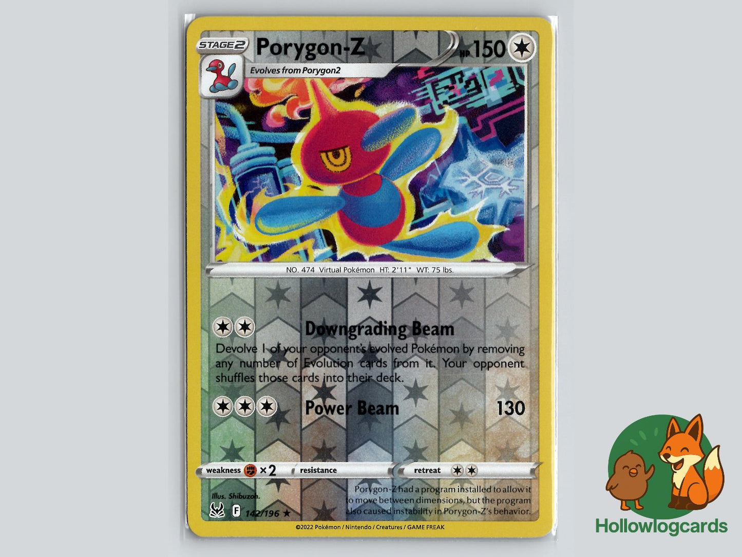 Porygon (142/196) - Lost Origin Pokémon Card
