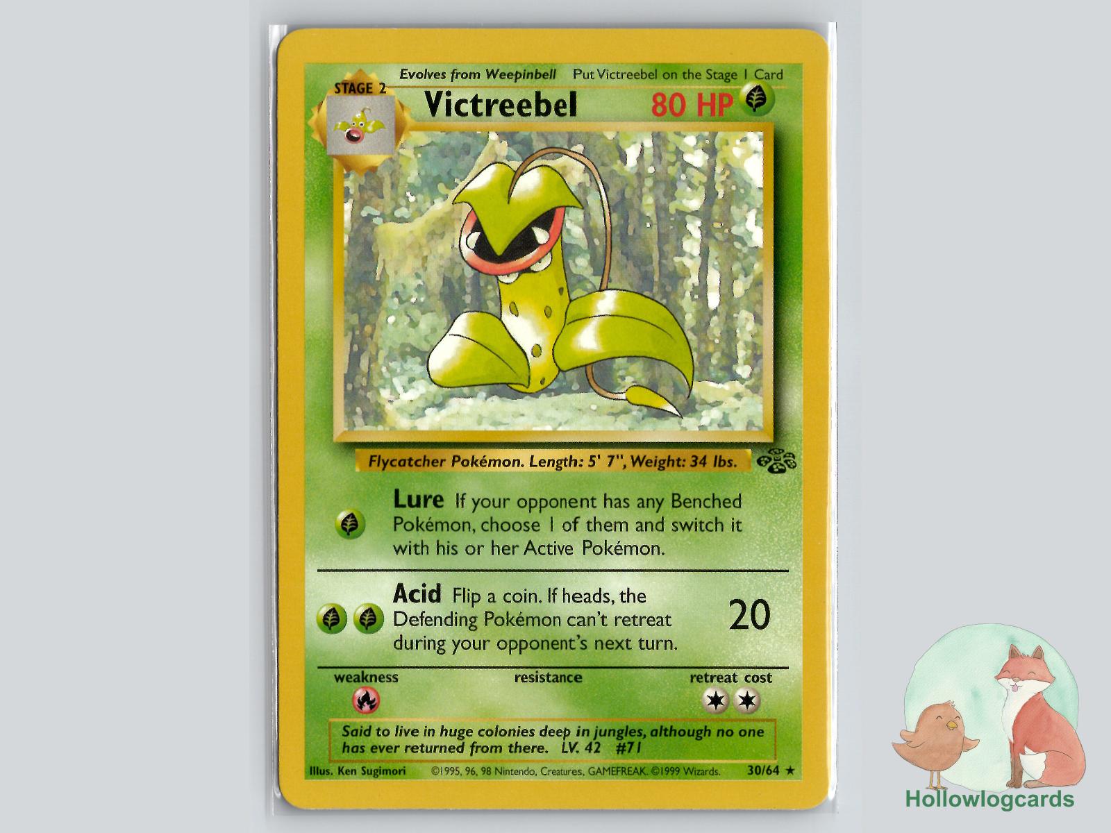 Victreebel (30/64) - Jungle Pokémon Card