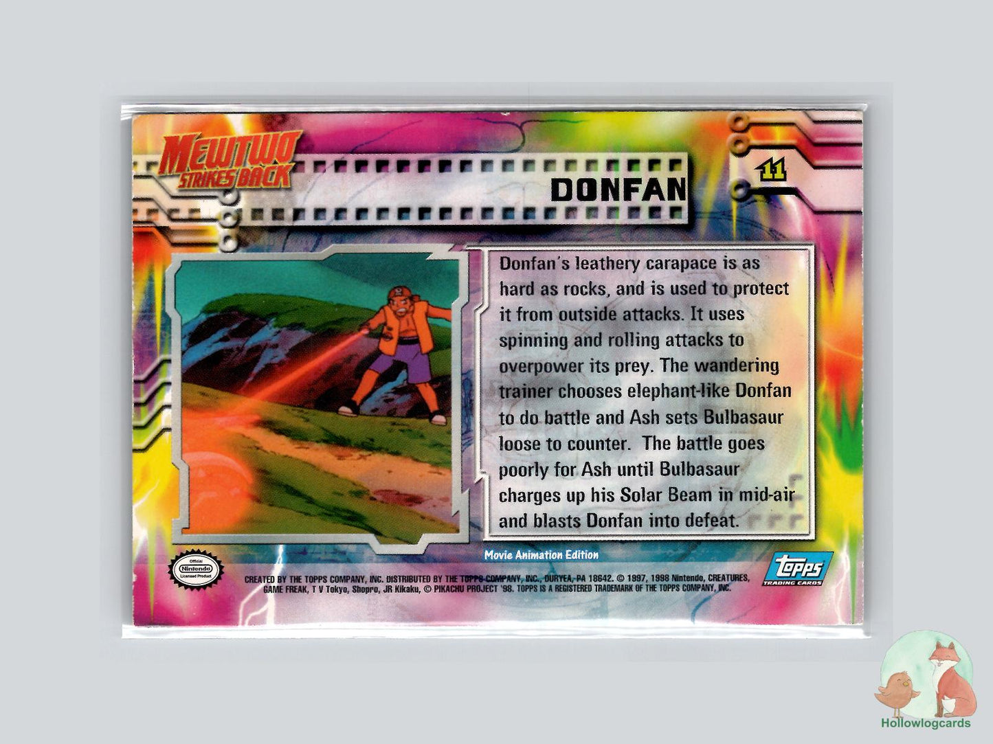 Donfan [Donphan] (#11) Chrome - Topps Mewtwo Strikes Back