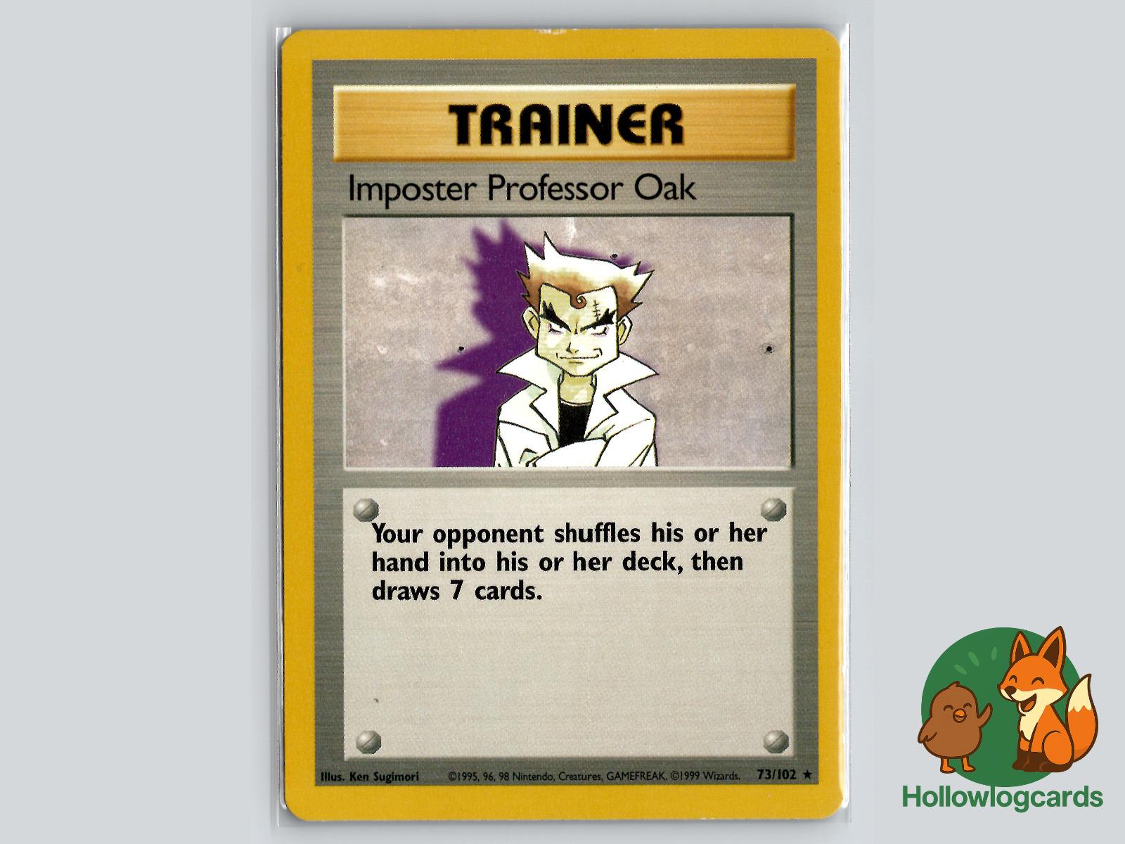 Imposter Professor Oak (73/102) - Base Pokémon Card