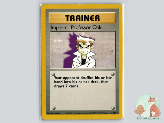 Imposter Professor Oak (73/102) - Base Pokémon Card