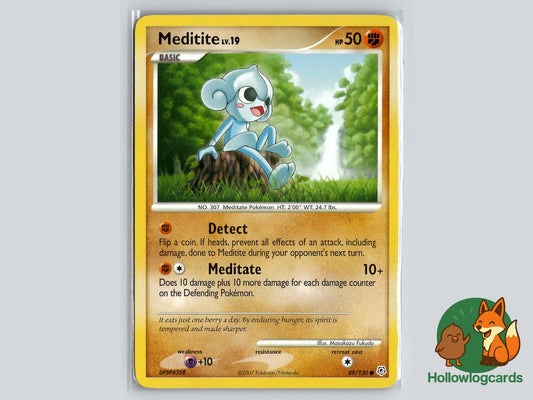 Meditite (89/130) - Diamond & Pearl Pokémon Card