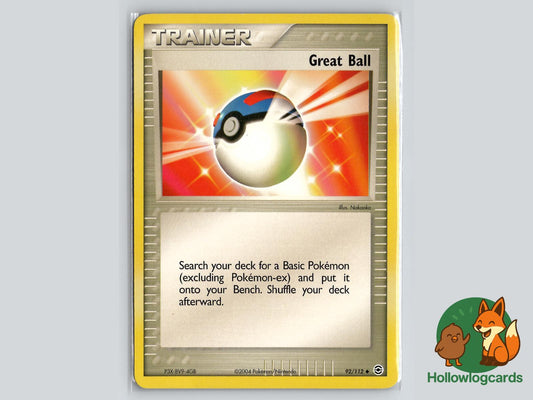 Great Ball (92/112) - FireRed & LeafGreen Pokémon Card