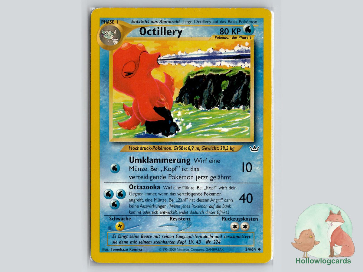 Octillery (34/64) - Neo Revelation Pokémon Card
