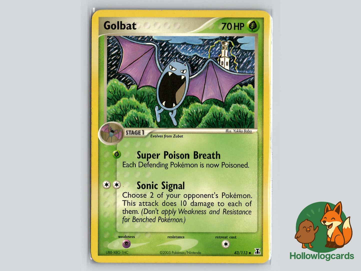 Golbat (43/113) - Delta Species Pokémon Card
