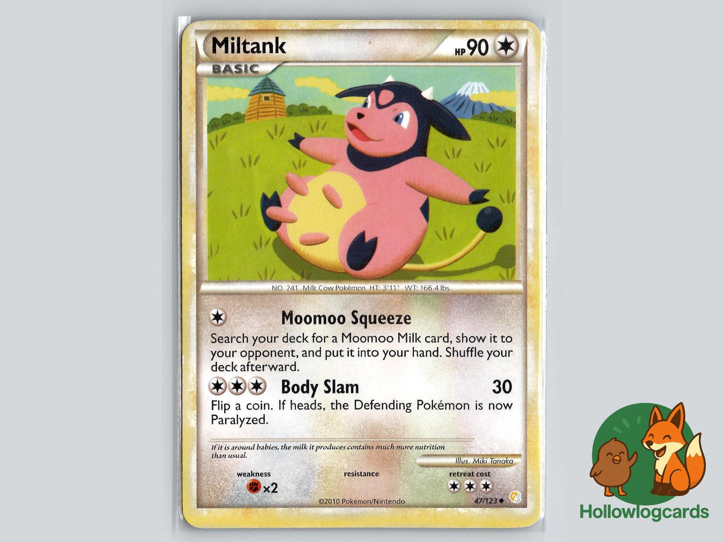 Miltank (47/123) - HeartGold & SoulSilver Pokémon Card