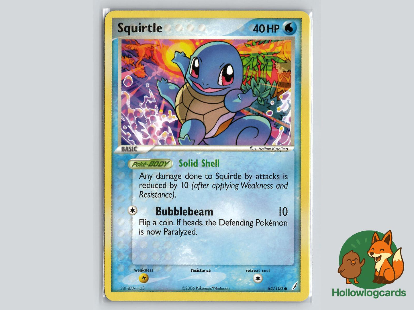 Squirtle (64/100) - Crystal Guardians Pokémon Card