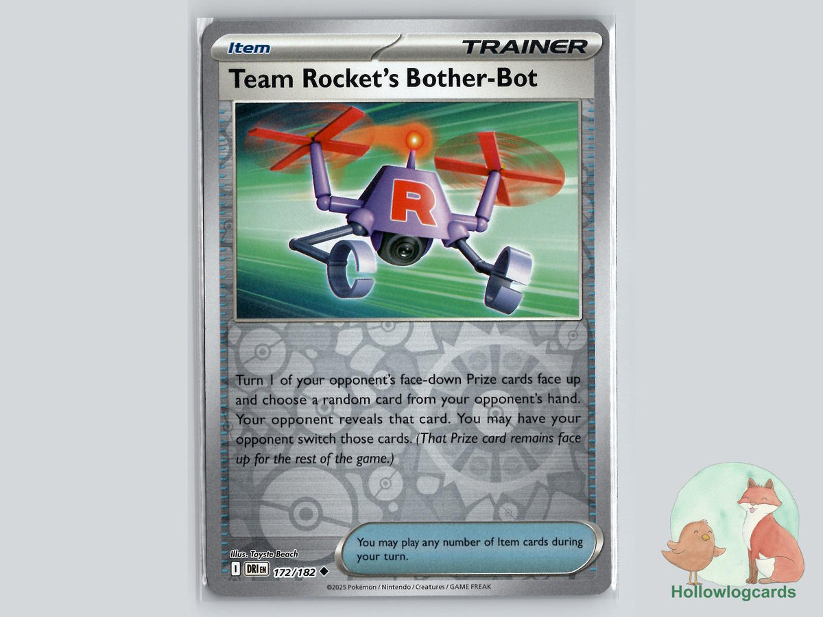 Team Rocket's Bother (172/182) - Destined Rivals Pokémon Card
