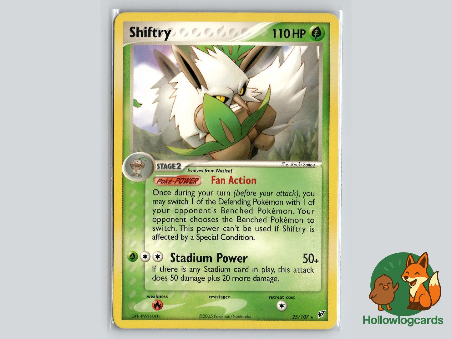 Shiftry (25/107) - Deoxys Pokémon Card