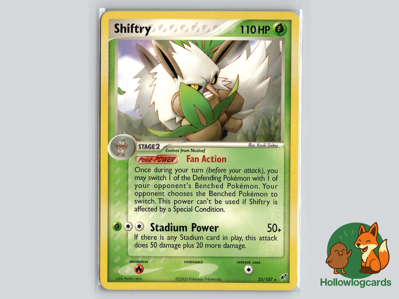 Shiftry (25/107) - Deoxys Pokémon Card