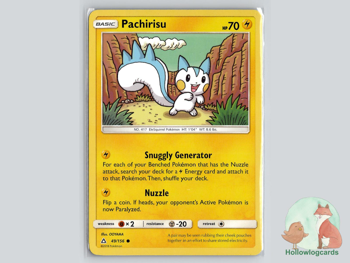 Pachirisu (49/156) - Ultra Prism Pokémon Card