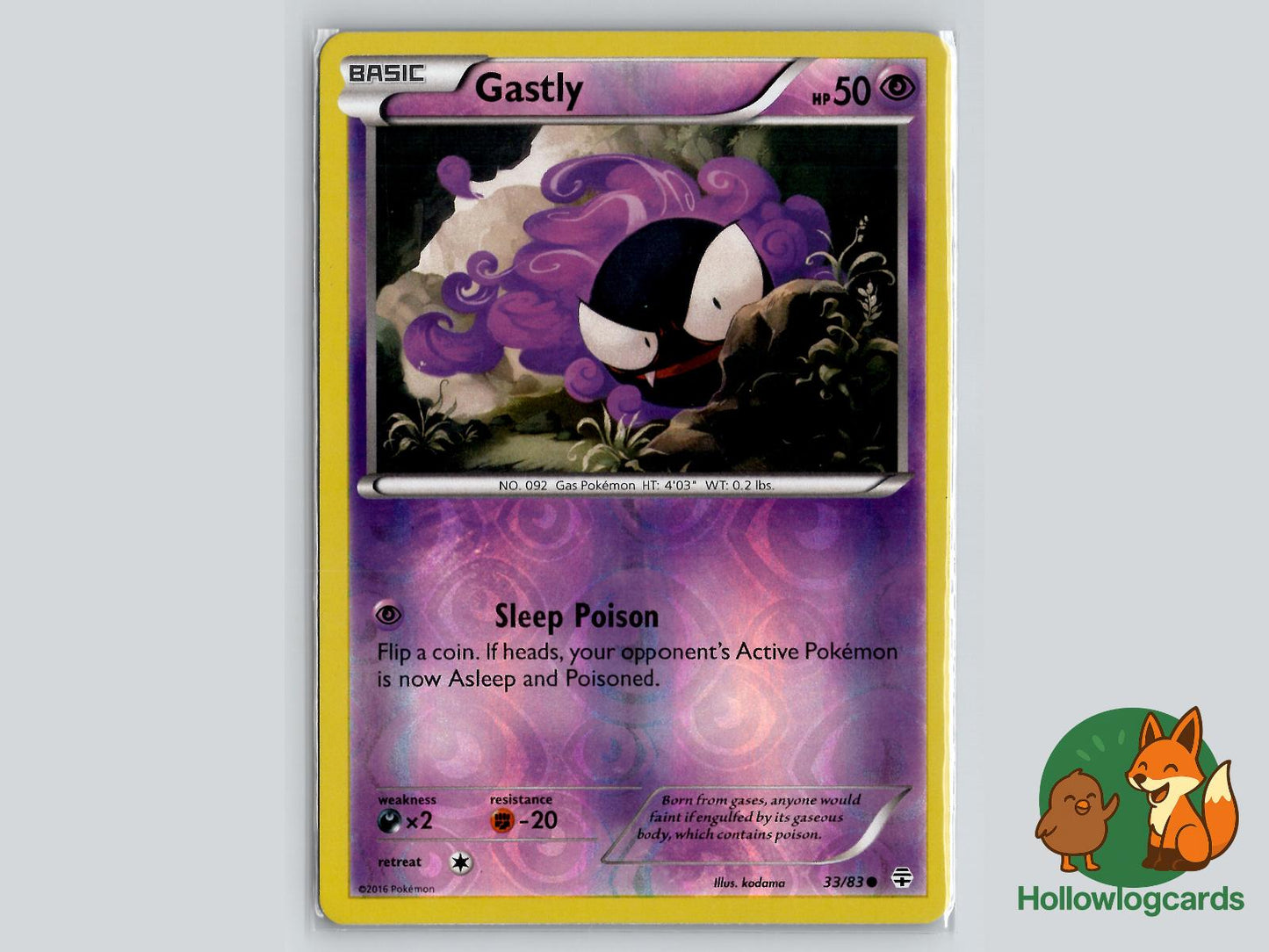 Gastly (33/83) - Generations Pokémon Card