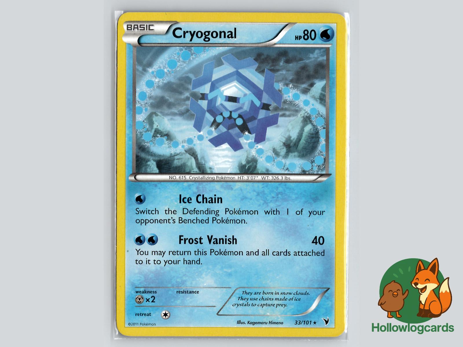 Cryogonal (33/101) - Noble Victories Pokémon Card