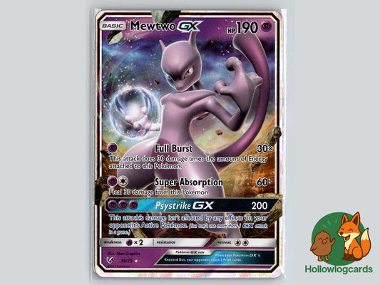 Mewtwo GX (39/73) - Shining Legends Pokémon Card