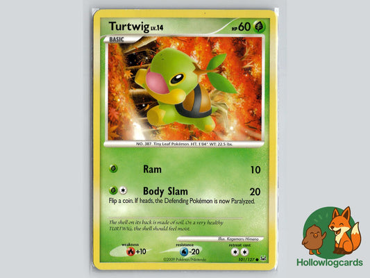 Turtwig (101/127) - Platinum Pokémon Card