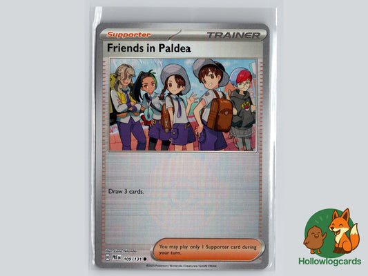cona nitanda pokemon cards Friends in Paldea Hisui Galar Sinnoh - Pokmon Trainer Card Erikas Invitation is from the Scarlet Friends in Paldea (109/131) -