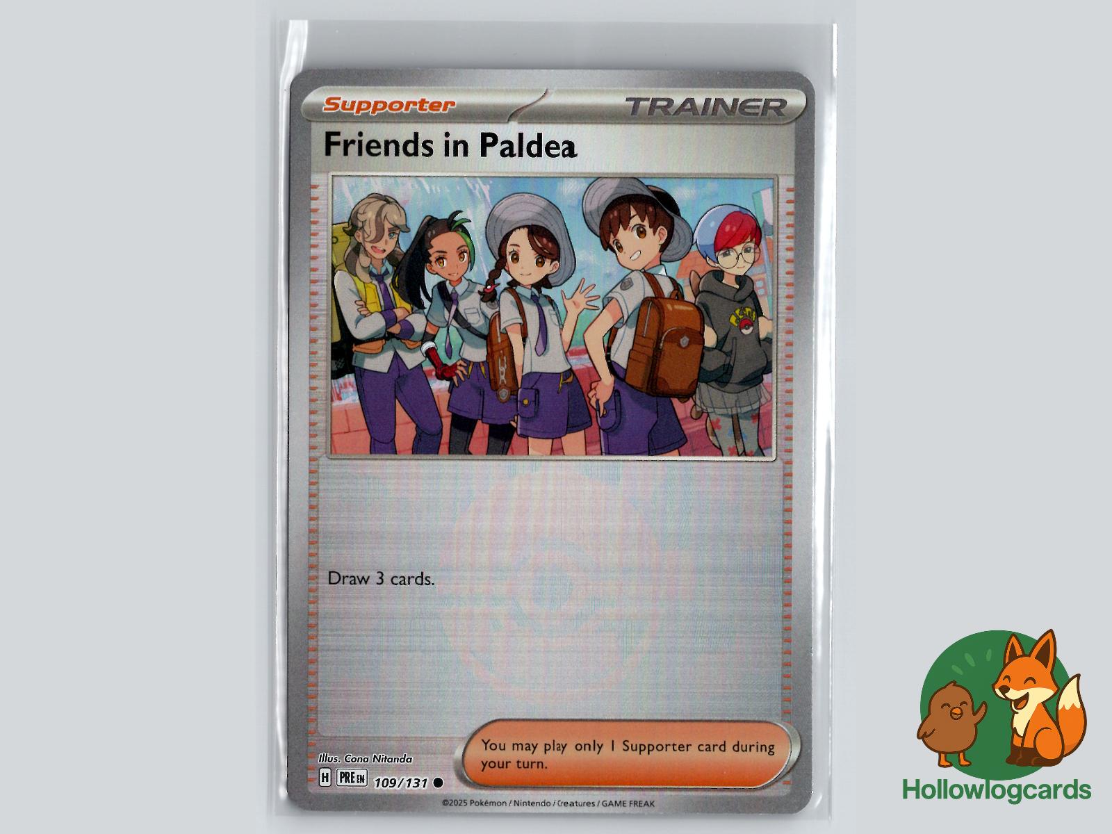 Friends in Paldea (109/131) - Prismatic Evolutions Pokémon Card