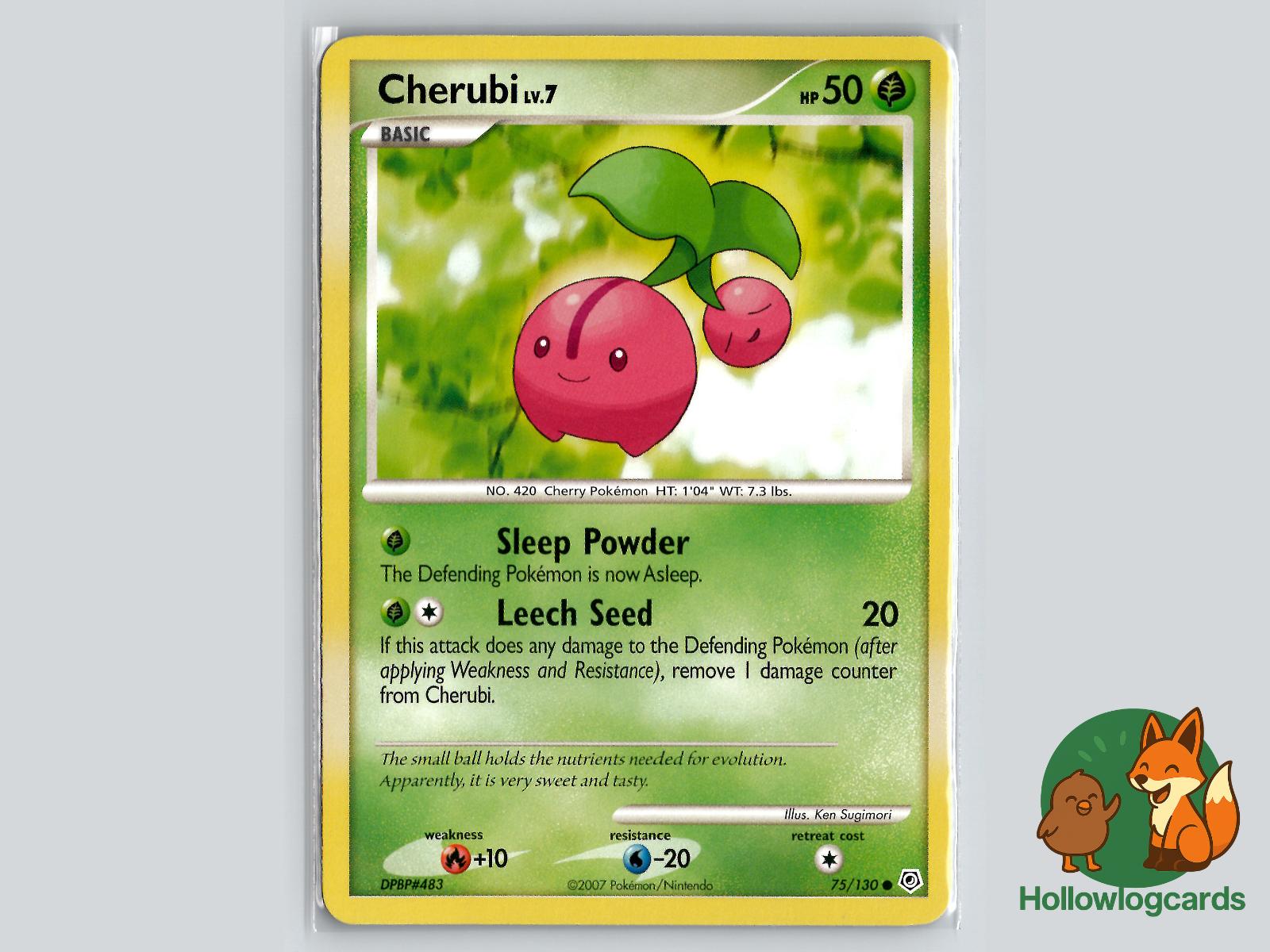 Cherubi (75/130) - Diamond & Pearl Pokémon Card