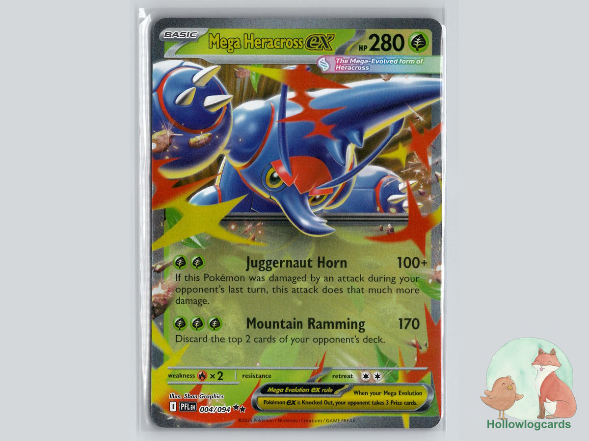 Mega Heracross ex (004/094) - Phantasmal Flames Pokémon Card