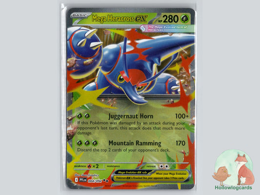 Mega Heracross ex (004/094) - Phantasmal Flames Pokémon Card
