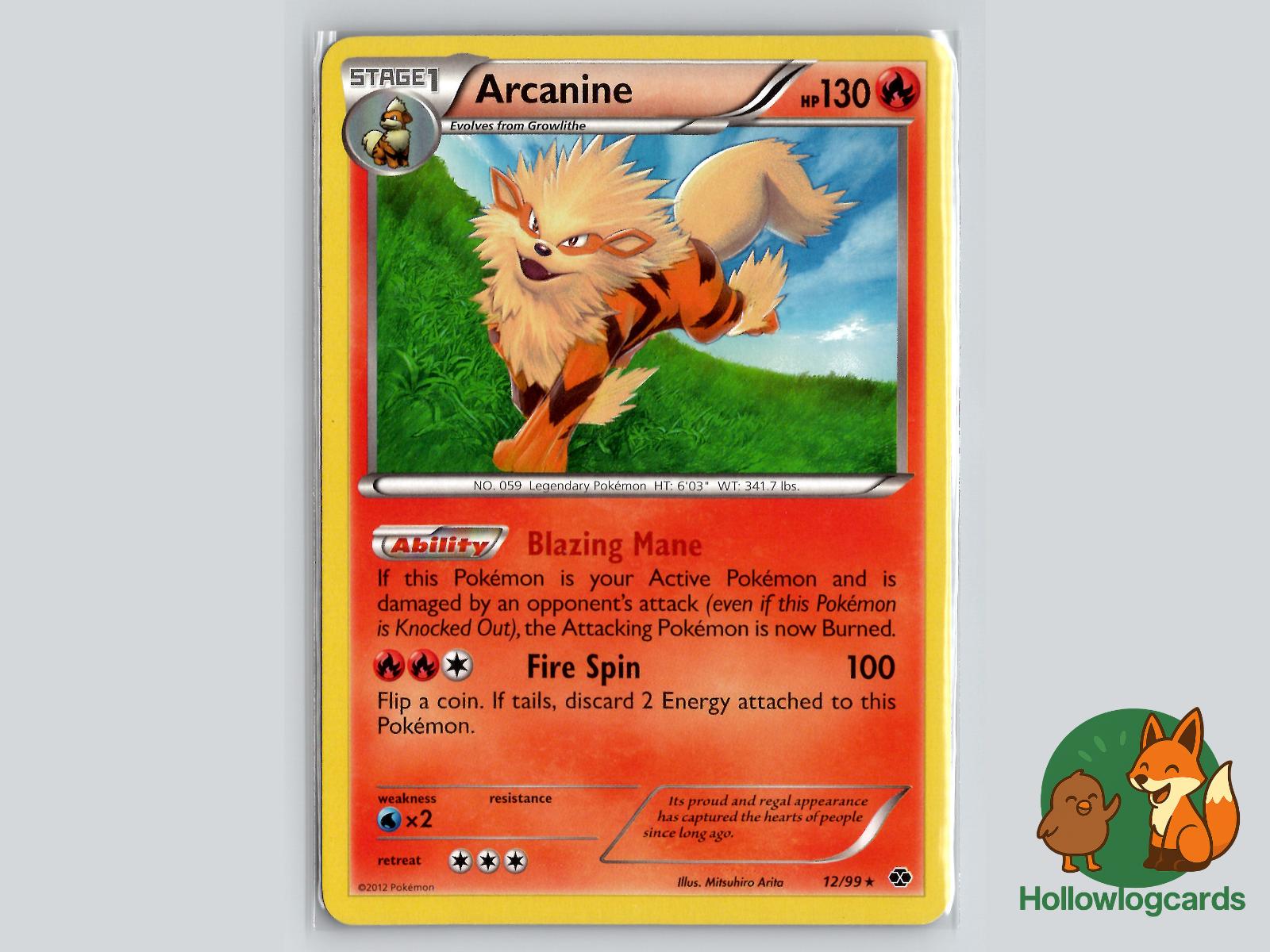Arcanine (12/99) - Next Destinies Pokémon Card