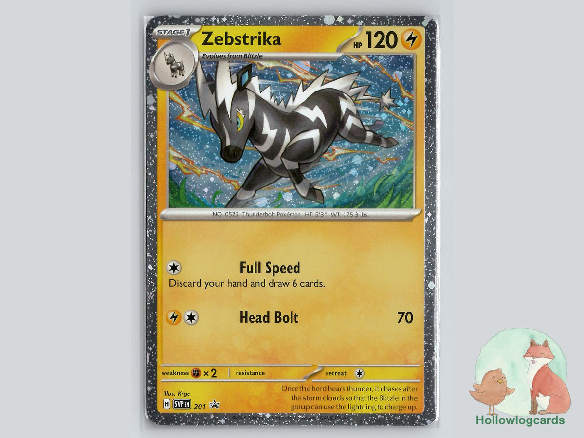 Zebstrika (201) - Scarlet & Violet Pokémon Card