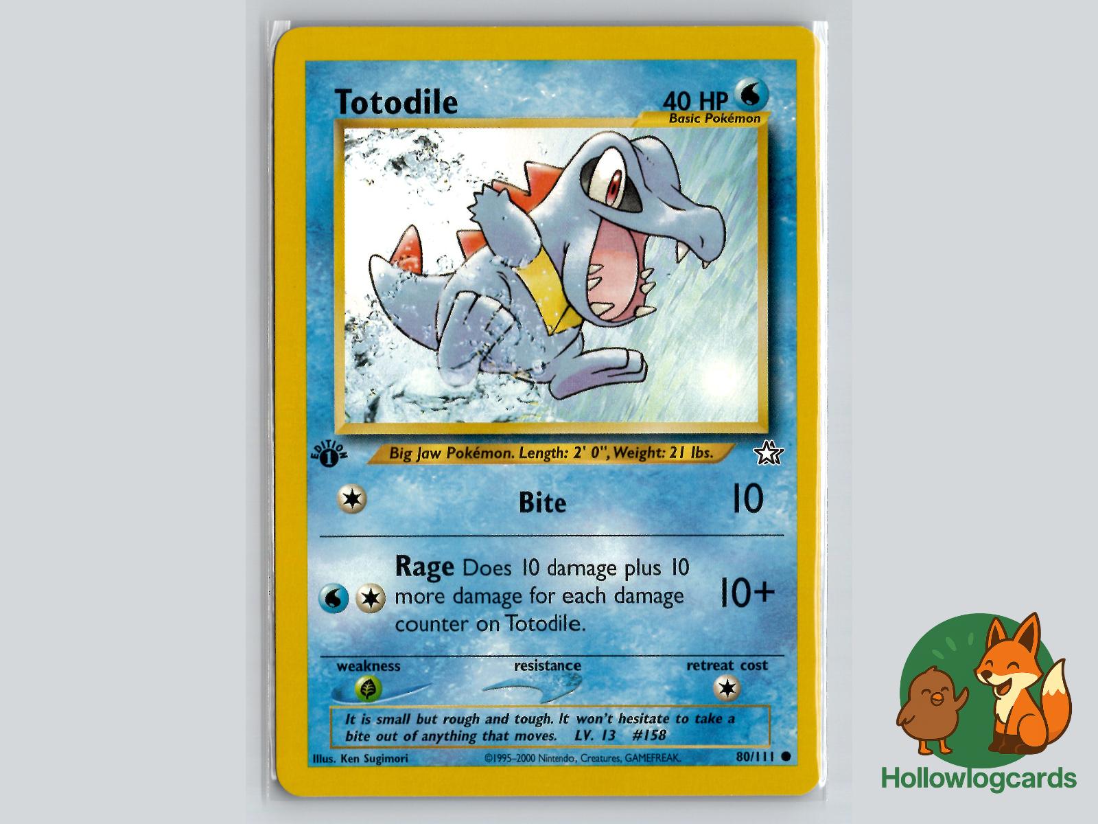 Totodile (80/111) - Neo Genesis Pokémon Card