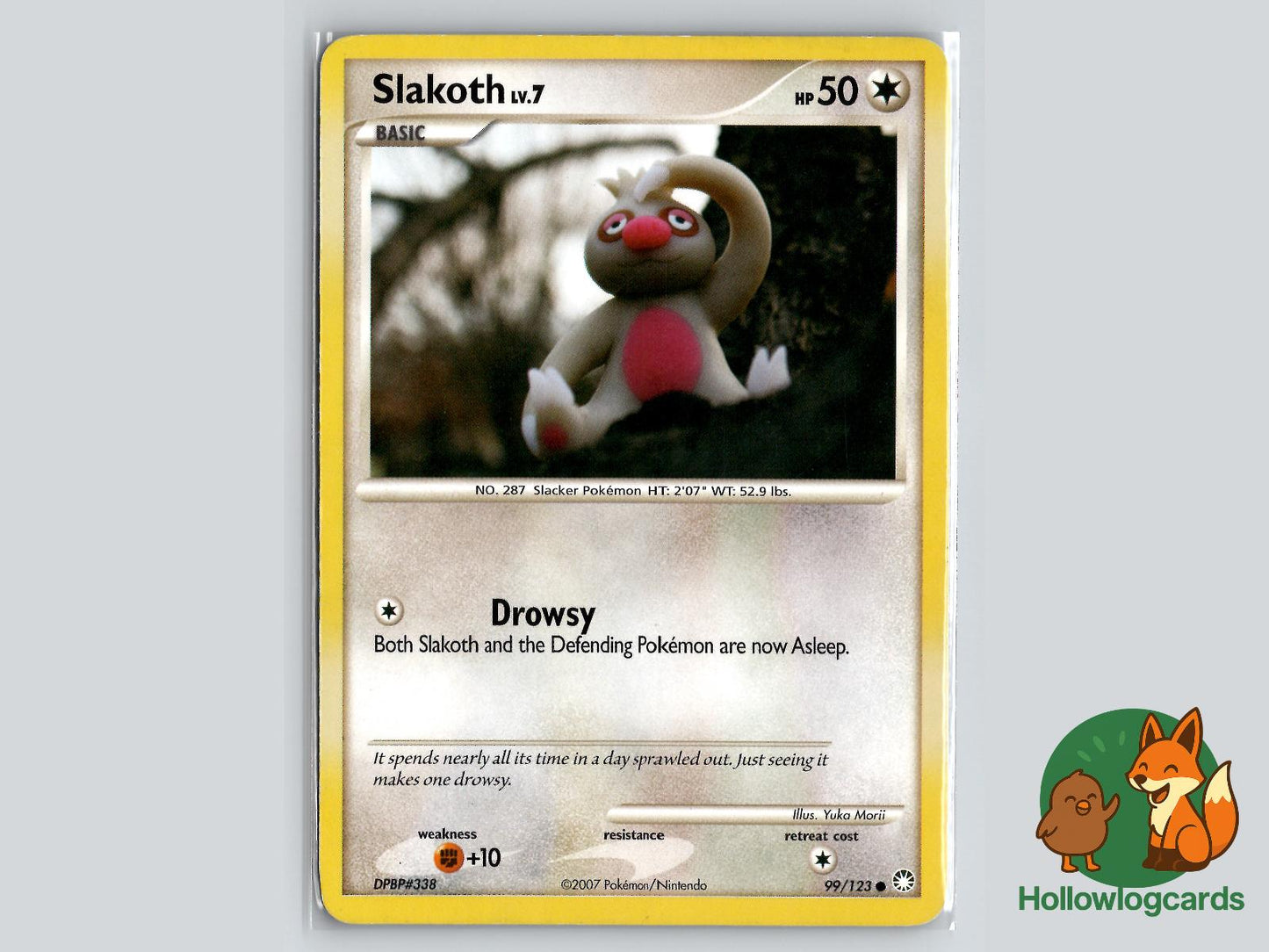 Slakoth (99/123) - Mysterious Treasures Pokémon Card
