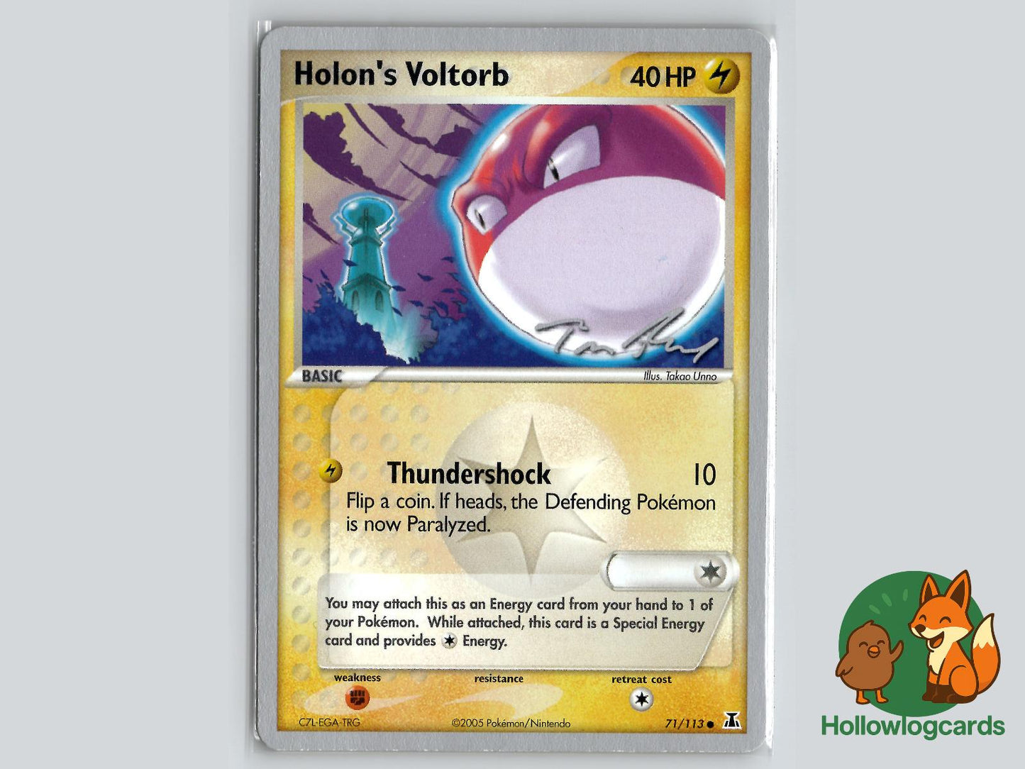 Holon's Voltorb (71/113) - Delta Species Pokémon Card