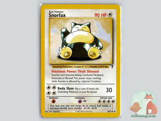 Snorlax (64/110) - Legendary Collection Pokémon Card