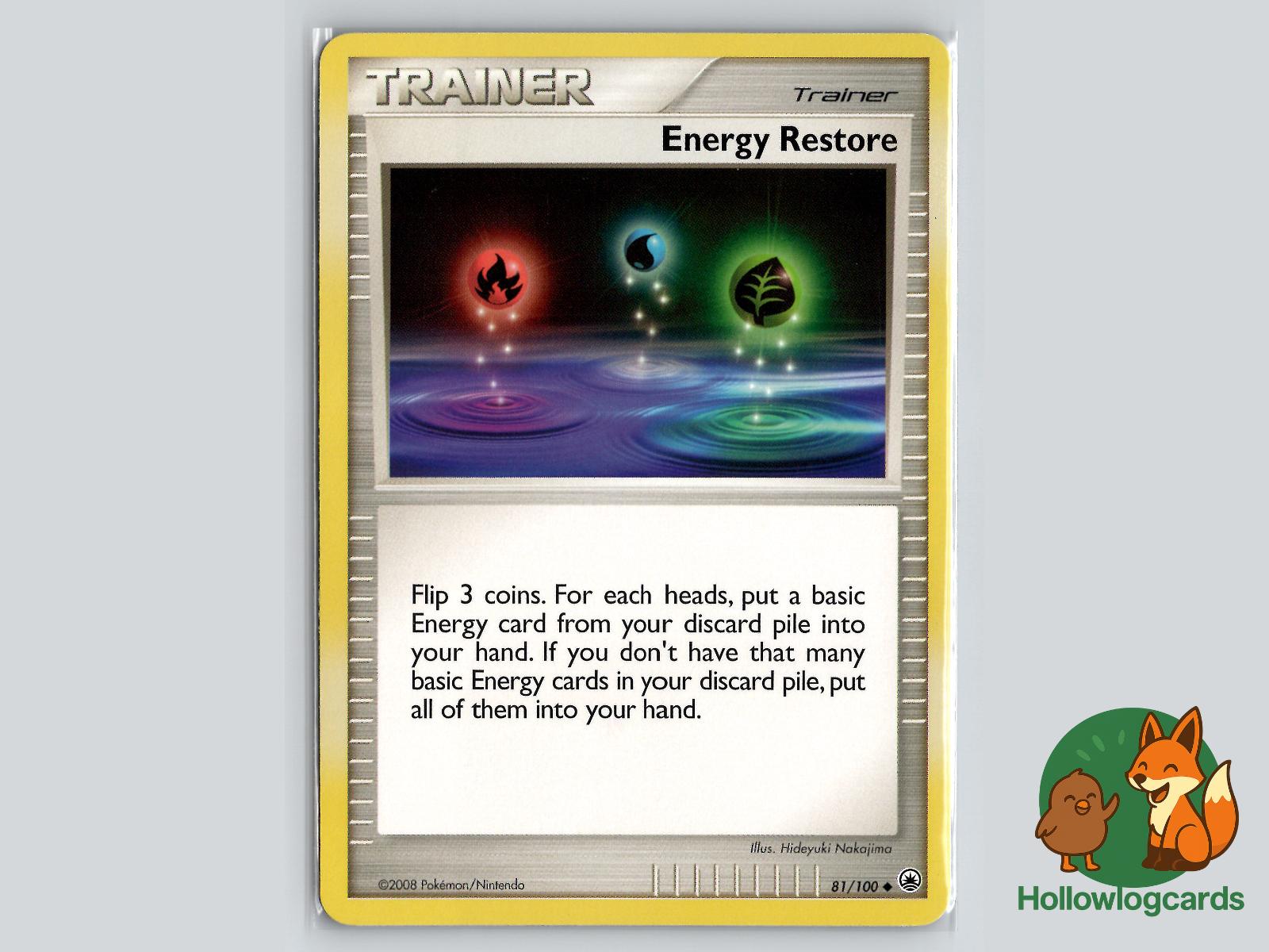 Energy Restore (81/100) - Majestic Dawn Pokémon Card