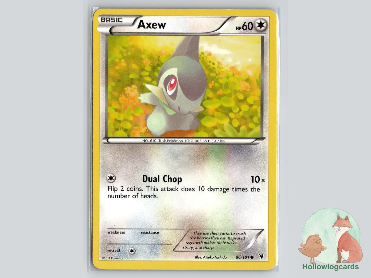 Axew (86/101) - Noble Victories Pokémon Card
