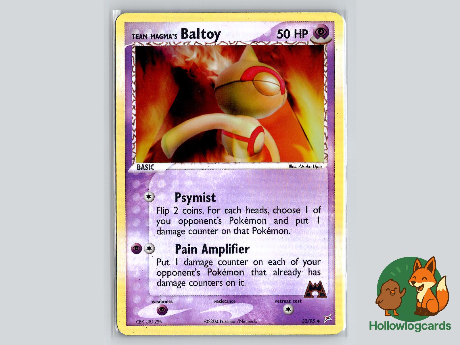 Team Magma's Baltoy (32/95) - Team Magma vs Team Aqua Pokémon Card