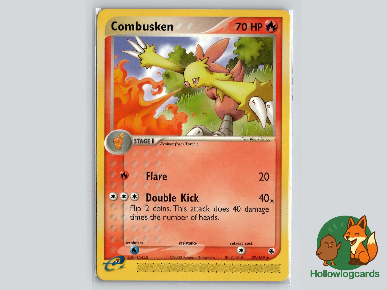Combusken (27/109) - Ruby & Sapphire Pokémon Card