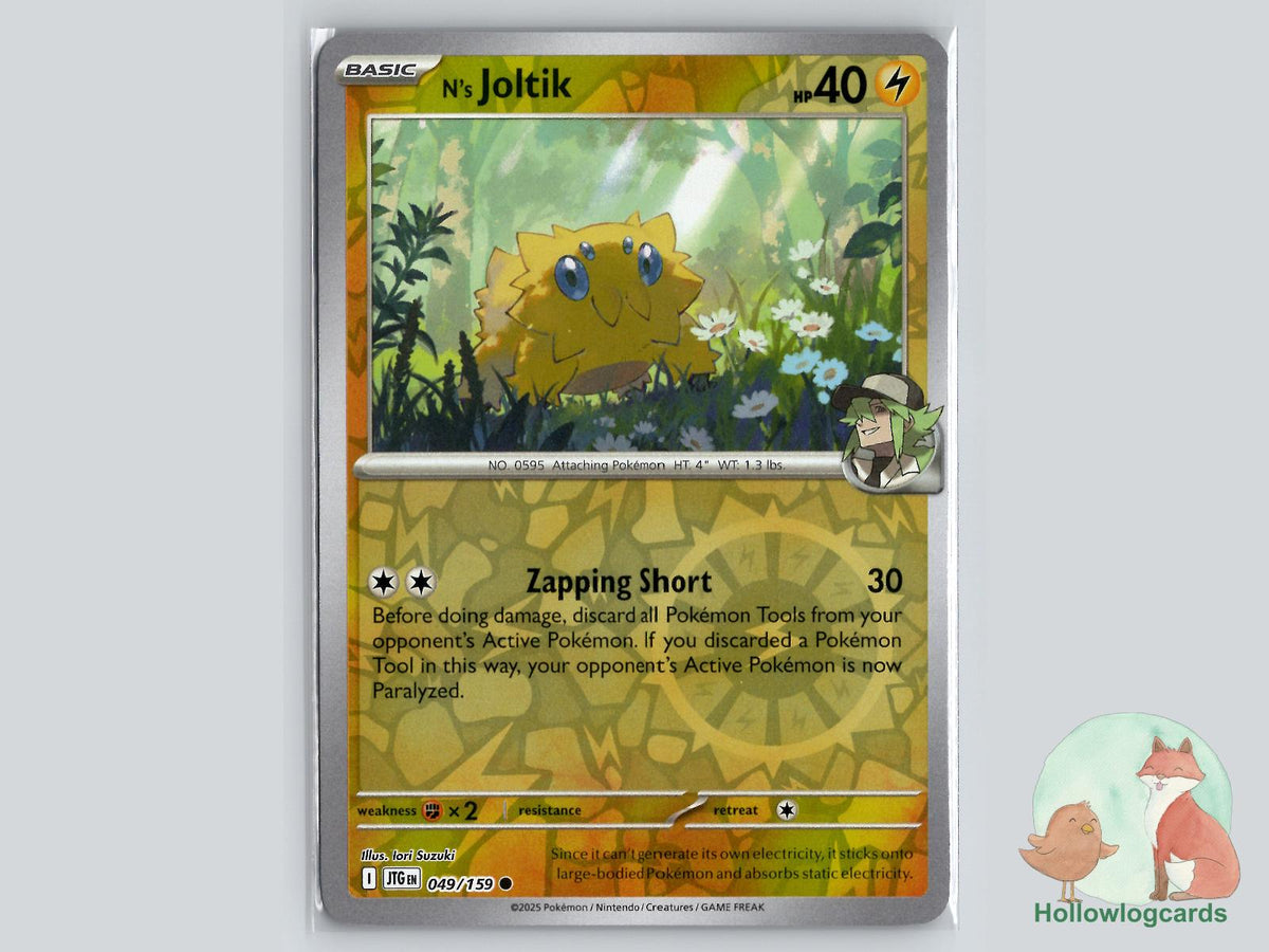 N's Joltik (049/159) - Journey Together Pokémon Card
