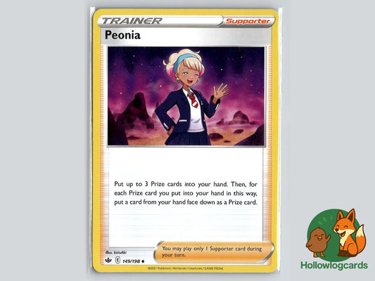 Peonia (149/198) - Chilling Reign Pokémon Card