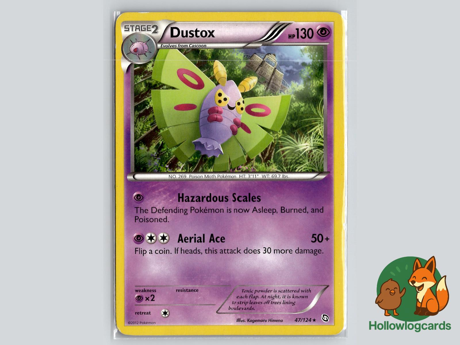 Dustox (47/124) - Dragons Exalted Pokémon Card